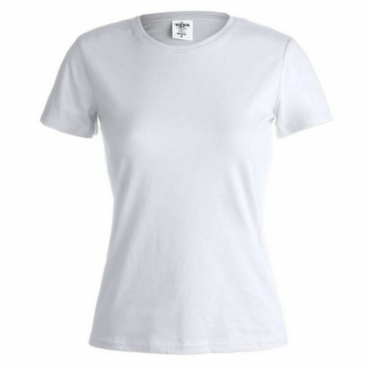 T-shirt med kortärm Dam 145867 Vit