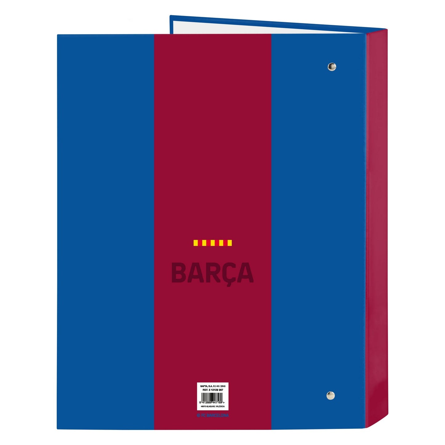 Ringpärm F.C. Barcelona Rödbrun Marinblå A4 (26.5 x 33 x 4 cm)