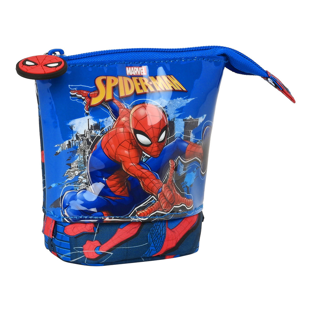 Necessär Mugg Spiderman Great Power Röd Blå (8 x 19 x 6 cm)