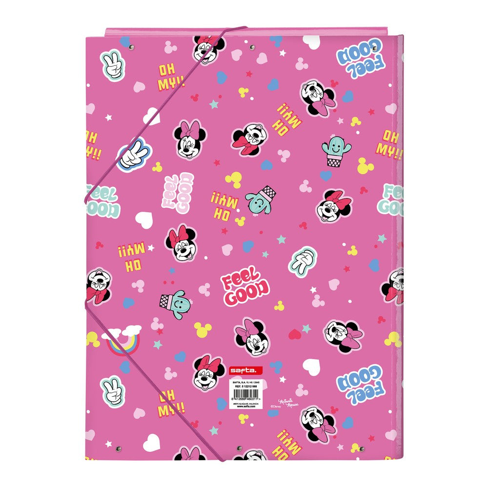Folder Minnie Mouse Lucky Rosa A4