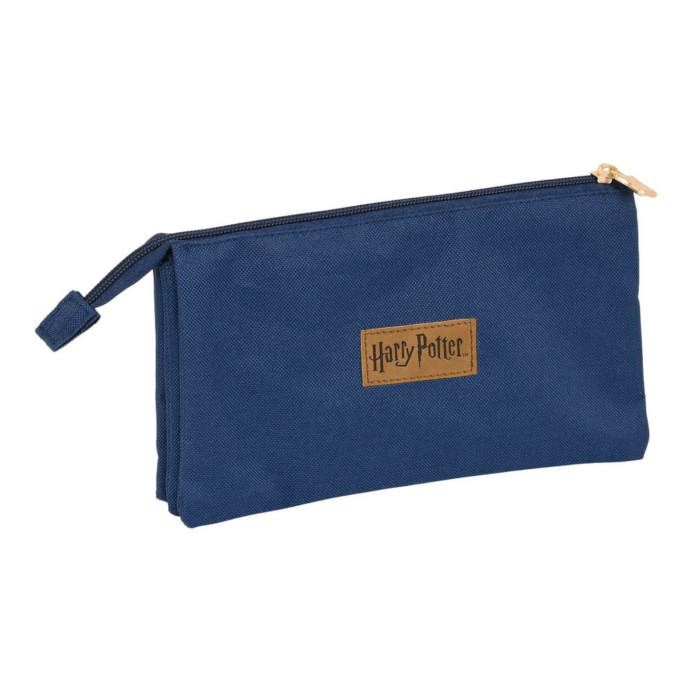 Skolväska Harry Potter Magical Brun Marinblå (22 x 12 x 3 cm)