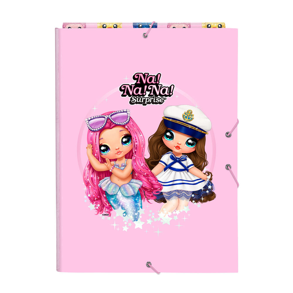 Folder Na!Na!Na! Surprise Sparkles Rosa A4 (26 x 33.5 x 2.5 cm)