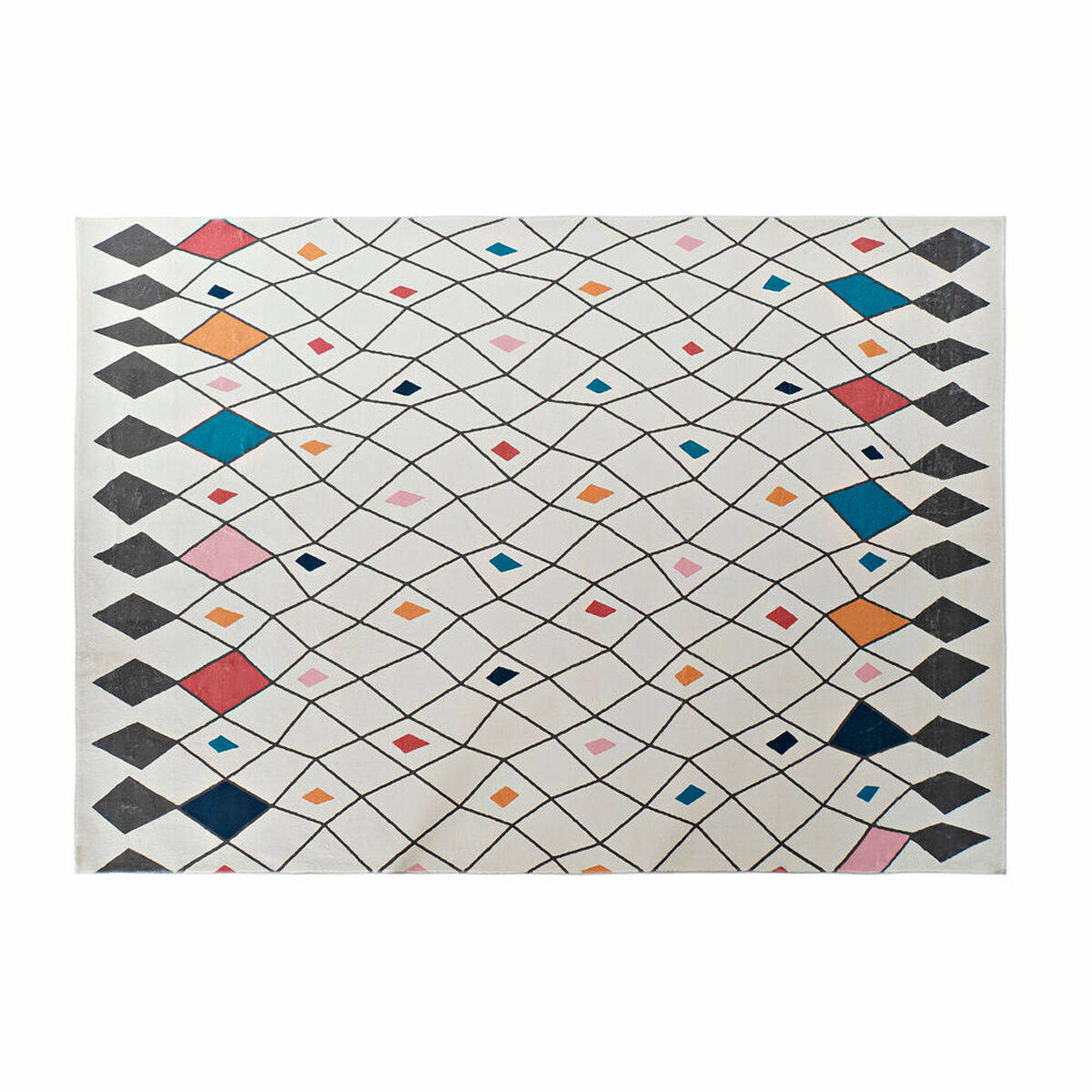 Matta DKD Home Decor Multicolour Polyester (160 x 230 x 0.7 cm)