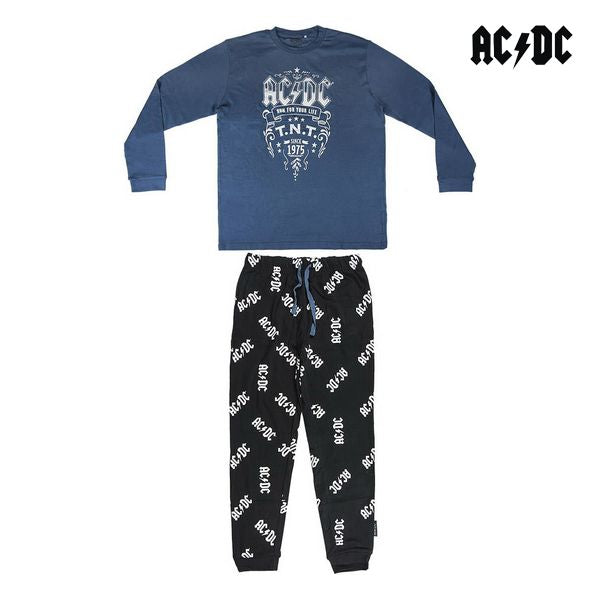 Pyjamas AC/DC Adult Blå Svart