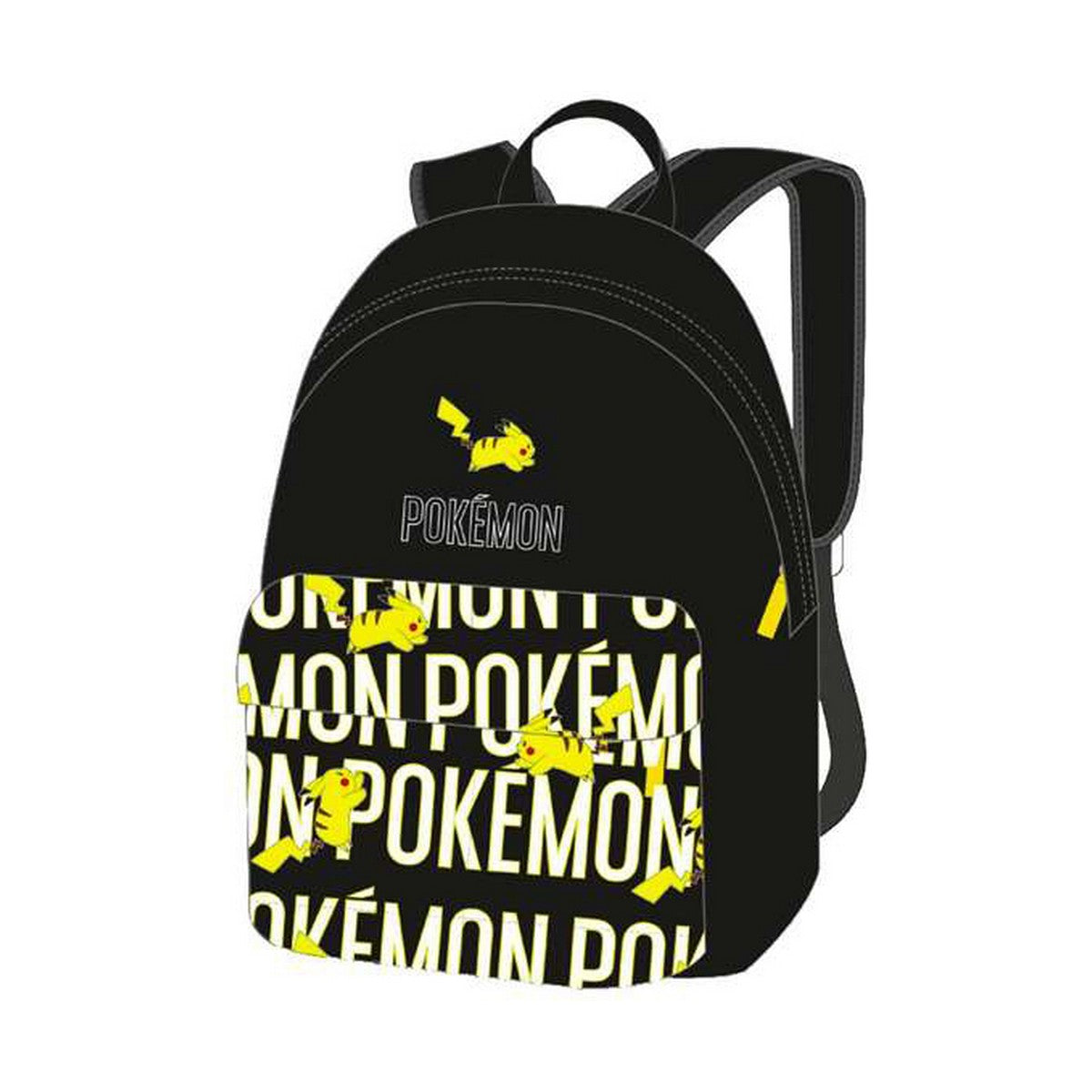 Skolryggsäck Pokémon Pikachu 41 x 31 x 13,5 cm Notebook compartment (up to 15.6") Anpassad till ryggsäck på hjul
