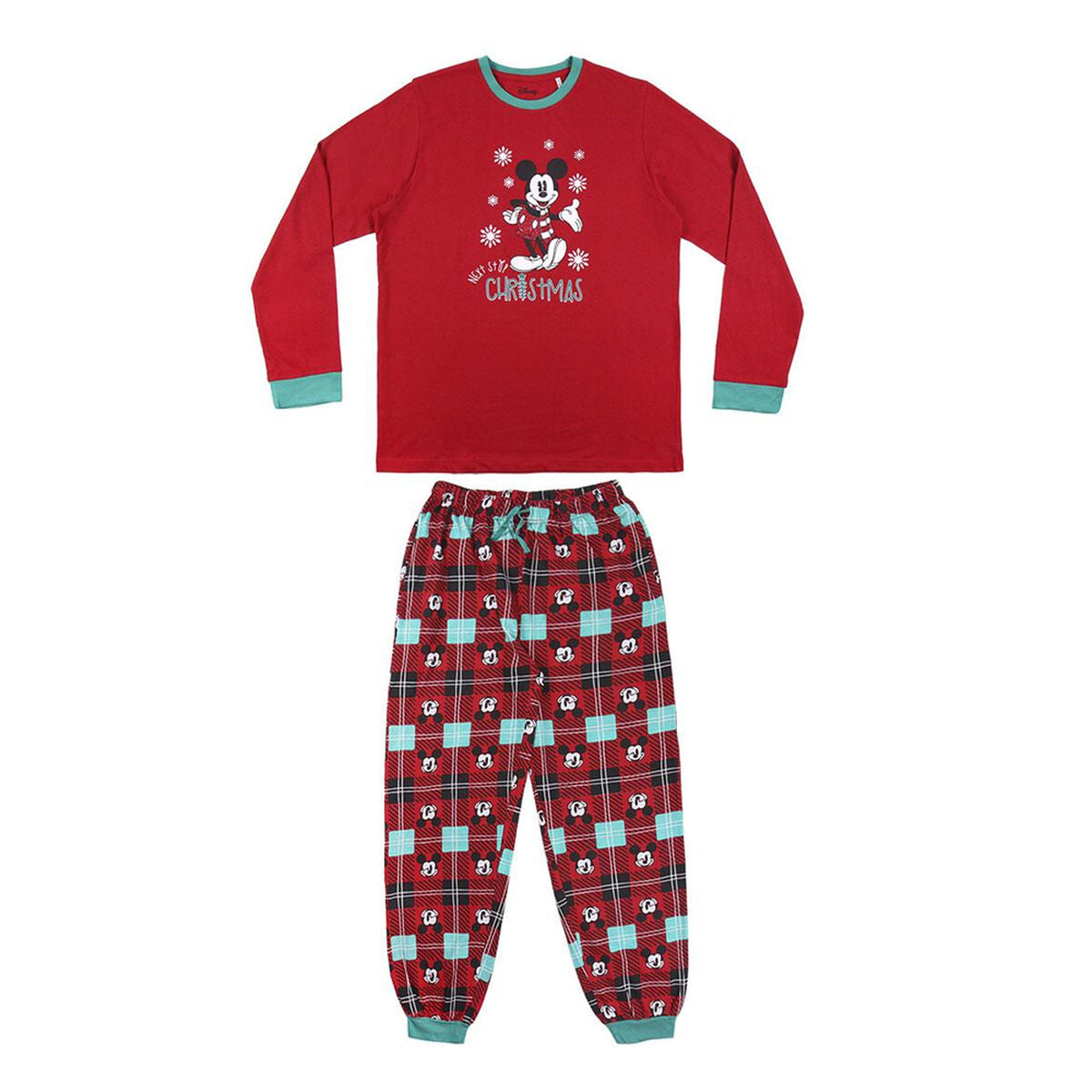 Pyjamas Mickey Mouse Män Röd
