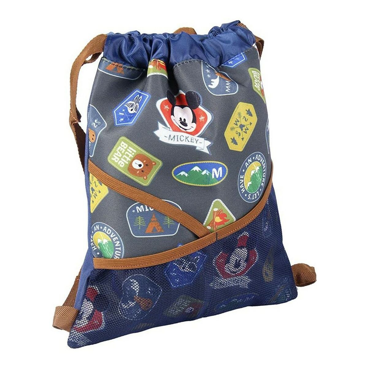 Ryggsäck till barn Mickey Mouse Blå (27 x 33 x 1 cm)