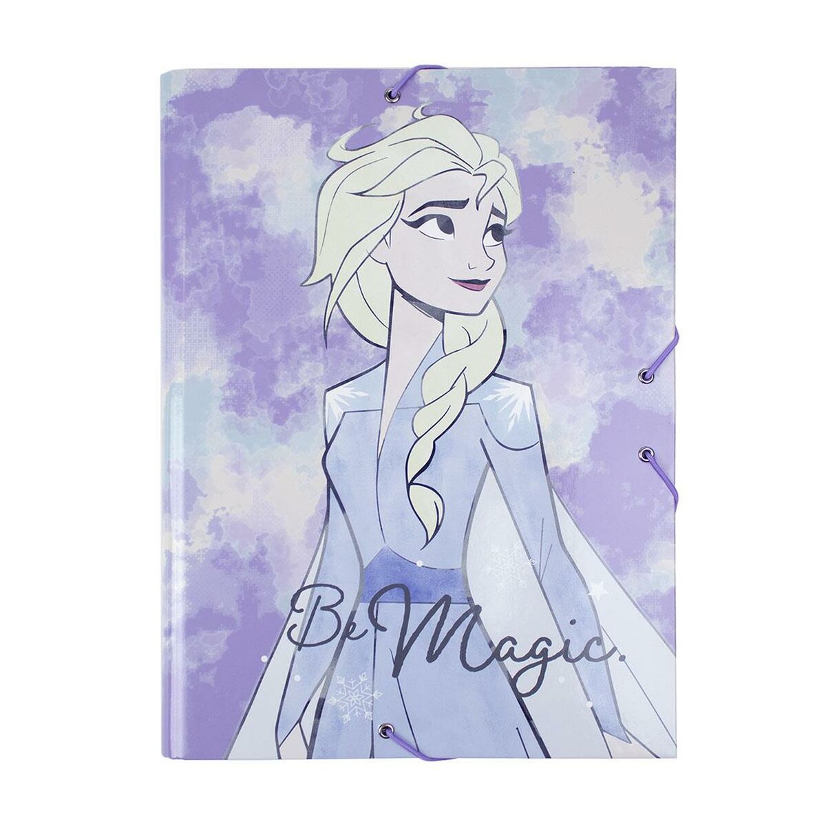 Folder Frozen Be Magic A4 Lila (24 x 34 x 4 cm)