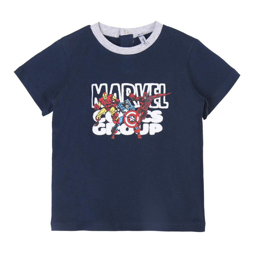 Barn T-shirt med kortärm Marvel 2 antal