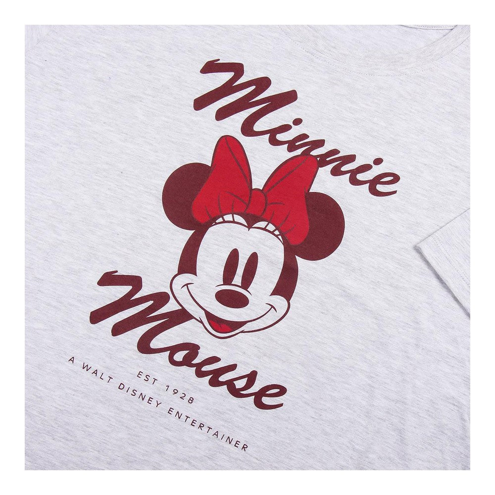 Pyjamas Minnie Mouse Kvinna Grå