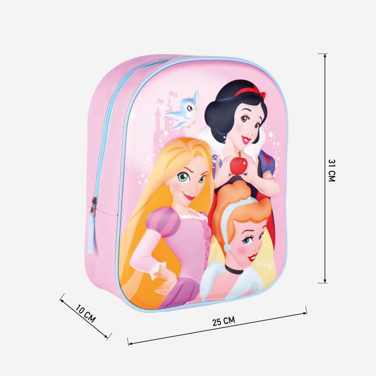 Skolryggsäck Princesses Disney Rosa (25 x 31 x 10 cm)
